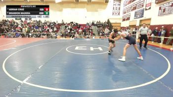 132 lbs Quarterfinal - Adrian Cruz, Foran vs Brandon Madera, Notre Dame-West Haven