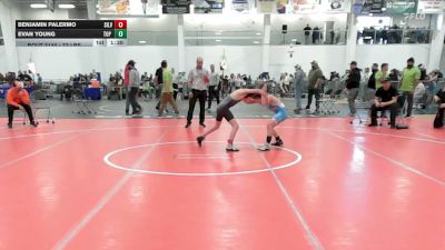 77 lbs Round Of 16 - Benjamin Palermo, Silverback WC vs Evan Young, Top Flight Wr Ac