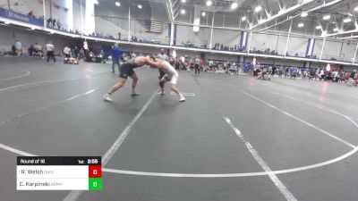 184 lbs Round Of 16 - Rocco Welsh, Ohio State - UnAttached vs Cole Karpinski, Army-West Point