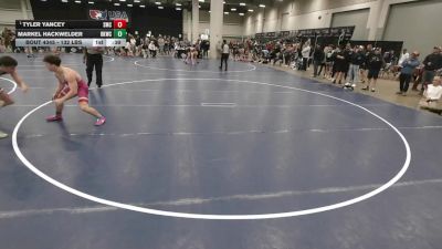 132 lbs 3rd Place Match - Markel Hackwelder, Bad Karma Wrestling Club vs Tyler Yancey, Spartan Mat Club