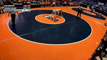 120 lbs Quarterfinals (8 Team) - Sam Murante, Elmhurst (IC Catholic) vs Pheonix Heller, Geneseo