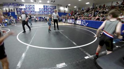 70 lbs Rr Rnd 2 - Westley Houser, Bristow Wrestling Club vs Kysen Billy, Division Bell Wrestling