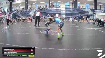 60 lbs Round 7 (8 Team) - Tate Russel, Takedown Elite vs Orlando Cruz, West Coast Elite