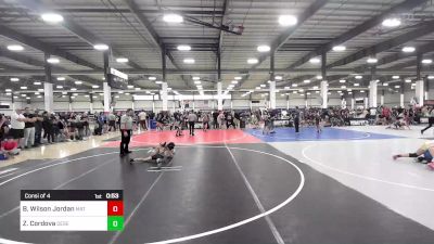 82 lbs Consi Of 4 - Bradyn Wilson Jordan, Mat Demon WC vs Zaydrian Cordova, Desert Dogs WC