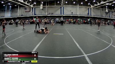 76 lbs Round 1 (10 Team) - Elliana Servis, FLOW vs Barett Moore, Undisputed Wrestling