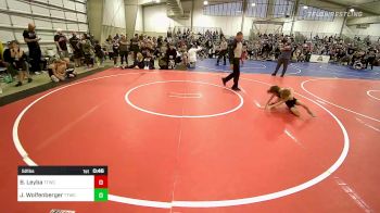 52 lbs Semifinal - Bree Leyba, Team Tulsa Wrestling Club vs Jaxon Wolfenberger, Team Tulsa Wrestling Club