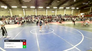 156 lbs Semifinal - Trace Nielsen, Redskin Wrestling vs Jake Jampolsky, War Wc