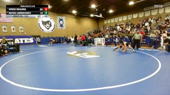 120 lbs Champ. Round 2 - Jorge Magana, Ridgeview vs Mateo Arredondo, El Diamante