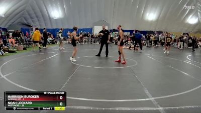 100 lbs Finals (2 Team) - Harrison Buroker, Warrior RTC vs Noah Lockard, Westshore