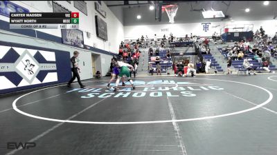 144 lbs Consi Of 8 #2 - Carter Madsen, Vian vs Wyatt North, Muskogee
