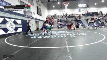144 lbs Consi Of 8 #2 - Carter Madsen, Vian vs Wyatt North, Muskogee