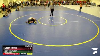 95 lbs Quarterfinal - Kegan Maruska, Fosston-Bagley vs Hudson Solting, Ottertail