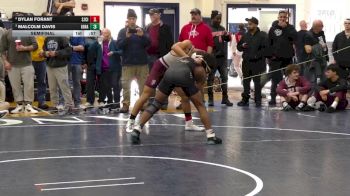150 lbs Semifinal - Malcolm Davis, Iona Prep vs Dylan Forant, SJCI