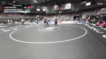 285 lbs Quarterfinal - Robert (Porter) Wright, Snow College vs Tyler Rawlings, Colorado Northwestern Community College