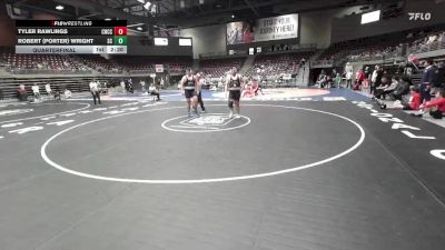 285 lbs Quarterfinal - Robert (Porter) Wright, Snow College vs Tyler Rawlings, Colorado Northwestern Community College