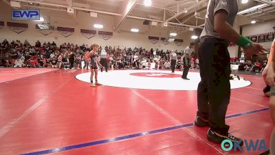 49 lbs Rr Rnd 2 - Wesley Garza, Sperry Wrestling Club vs Kayde Legg, Barnsdall Youth Wrestling