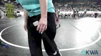 37 lbs Quarterfinal - Jociana Martinez, Tuttle Wrestling vs Payslinn Anson, Newkirk Takedown Club
