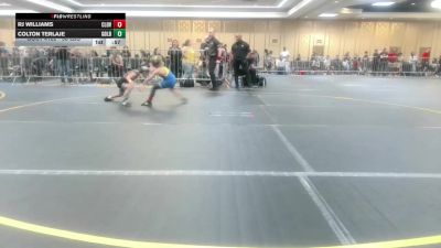 58 lbs Round Of 32 - Rj Williams, Cloverdale vs Colton Terlaje, Gold Rush Wr Ac