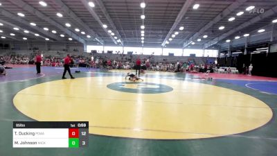 95 lbs Quarterfinal - Traevon Ducking, POWA vs Michael Johnson, Micky's Maniacs Black