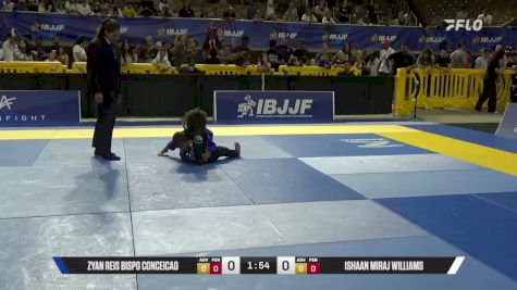 Ishaan Miraj Williams vs Zyan Reis Bispo Conceicao 2026 Pan Kids Jiu-Jitsu IBJJF Championship