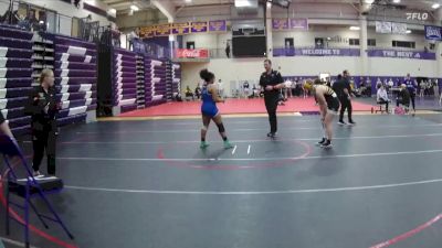 160 lbs Champ. Round 1 - Josie Houk, Fort Hays State vs Atavia Cain, Colby Community College