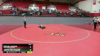 157 lbs Round 1 - Jadon Pina Salazar, North Richland Hills Birdville vs Daylen Jackson, South Grand Prairie