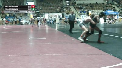5A 138 lbs Quarterfinal - William Gaines, John Carroll Catholic HS vs Dylan Andres, Elmore County School