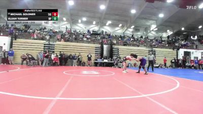 215 lbs Cons. Round 1 - Michael Goldner, Terre Haute South vs Elijah Turner, Merrillville Pirates