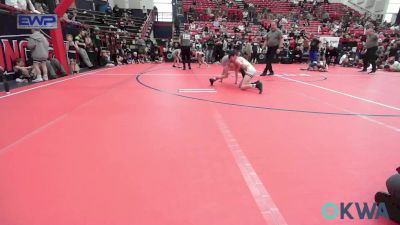 75 lbs Semifinal - Ryker Dawes, Keystone Kids 11U vs Heston Klinglesmith, Perry Wrestling Academy