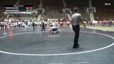7A 190 lbs Champ. Round 1 - Tavien Williams, Smiths Station Hs vs Gavin Whiteside, Enterprise HS