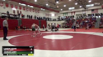 132 lbs Cons. Round 3 - Charles Lahey, Dubuque Hempstead JV vs Landon Adams, Iowa City, Liberty