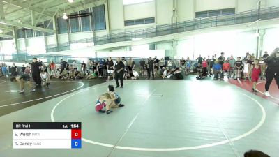 40 kg Rr Rnd 1 - Evander Welsh, Patriot Mat Club vs Rowan Gandy, Rancho Bernardo WC