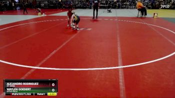 105 lbs Cons. Semi - Alejandro Rodriguez, St. James vs Waylen Goedert, Little Falls