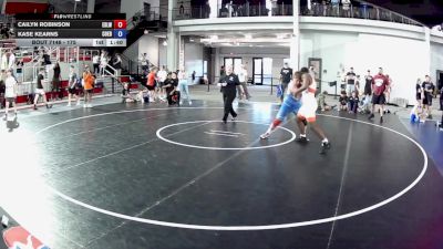 175 lbs Cons. Semis - Cailyn Robinson, East St. Louis Wrestling Club vs Kase Kearns, Competitive Edge