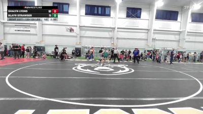 130-139 lbs 5th Place - Shalyn Lyons, WV vs Blayr Strawser, PA