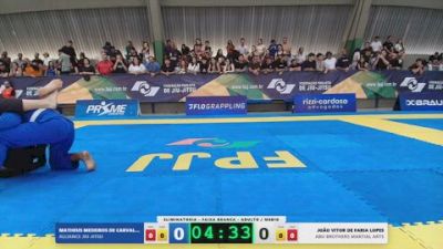 MATHEUS MEDEIROS DE CARVALHO vs JOÃO VITOR DE FARIA LOPES 2026 FPJJ Copa Grandes Mestres Etapa 3