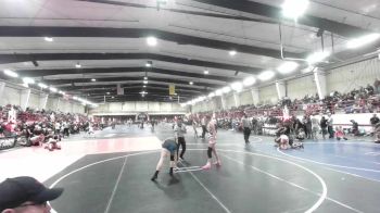 130 lbs Quarterfinal - Aubrianna Wilson, Blue Thunder Wrestling vs Bailee Mestas, Eaglecrest