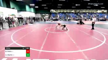 120 lbs Consolation - Braden Potts, OK vs Andrew Martin, WI