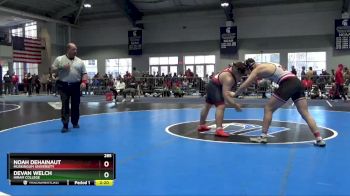 285 lbs Cons. Round 1 - Noah DeHainaut, Muskingum University vs Devan Welch, Hiram College