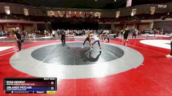 144 lbs Cons. Round 2 - Ryan Dement, Broken Arrow Wrestling Club vs Orlando McClain, Lions Wrestling Club