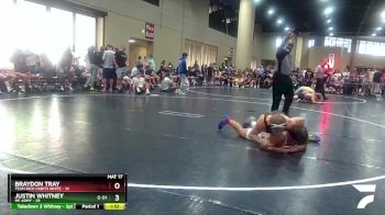 165 lbs Round 2 Champ & Wb (32 Team) - Braydon Tray, Team Rich Habits White vs Justin Whitney, MF Army