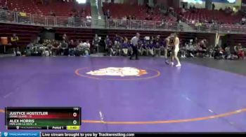 170 lbs Round 7 (8 Team) - Justyce Hostetler, Grand Island vs Alex Morris, Papillion-La Vista