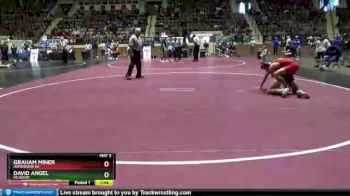 120 lbs Champ. Round 2 - Graham Miner, Homewood Hs vs David Angel, Mcadory
