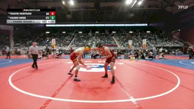 4A-150 lbs Champ. Round 1 - Travis Hurtado, Riverton vs Hazen Hess, Star Valley