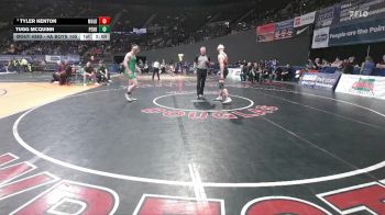 4A Boys 165 lbs 5th Place Match - Tugg McQuinn, Pendleton Boys vs Tyler Kenton, Molalla Boys