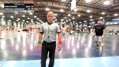 126 lbs Rr Rnd 3 - Evelyn Becher, Team Nebraska vs Emmaleah Cunningham, Wrecking Crew Dream Crushers