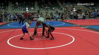 55 lbs Rr Rnd 3 - Kyrin Robinson, Pin-King All Stars vs Gabriel Krebs, Team Tulsa Wrestling Club