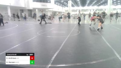 116 lbs Consi Of 8 #2 - Dayana Andrews, Mat Demon WC vs Hunter Hansen, Shootbox WC