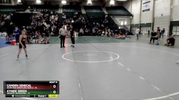 90 lbs Round 2 (8 Team) - Kynide Green, Midwest Destroyers vs Camden Senecal, Black Fox Wrestling Team 2