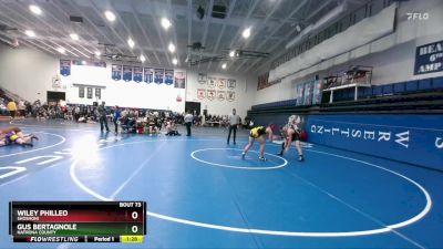 157 lbs Champ. Round 1 - Wiley Philleo, Shoshoni vs Gus Bertagnole, Natrona County